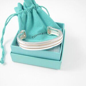 Tiffany & Co. Sterling Silver Atlas Groove Cuff Bracelet